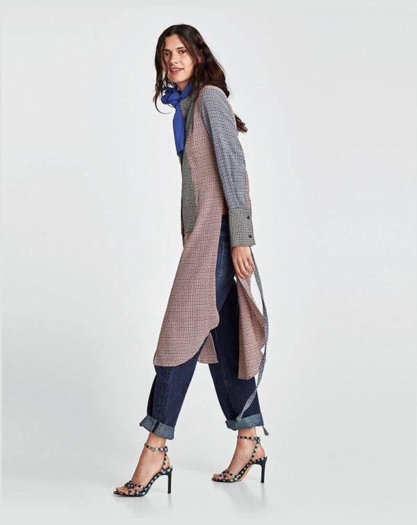 Checked tunic - 图片 2