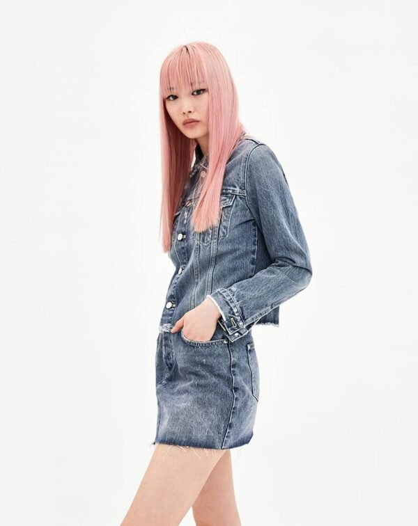 Ripped denim jacket - Image 2